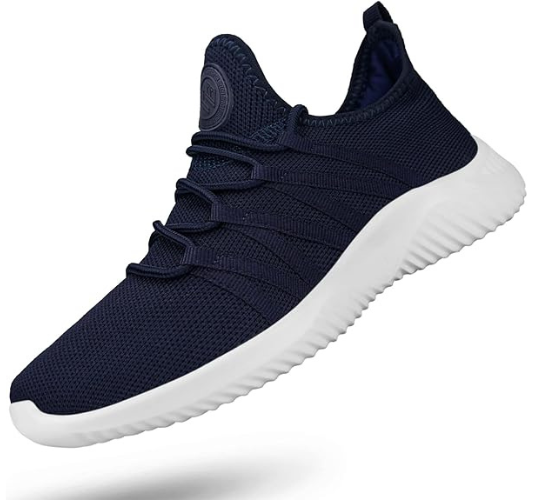 Womens Slip On Running Shoes Non Slip Walking Shoes Lightweight Gym Workout Shoes