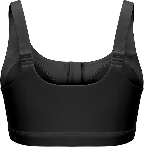 Womens Zip Front Sports Bra