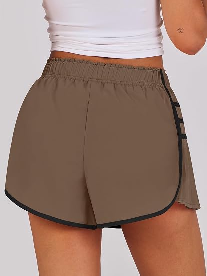 Womens Athletic Running Workout Shorts