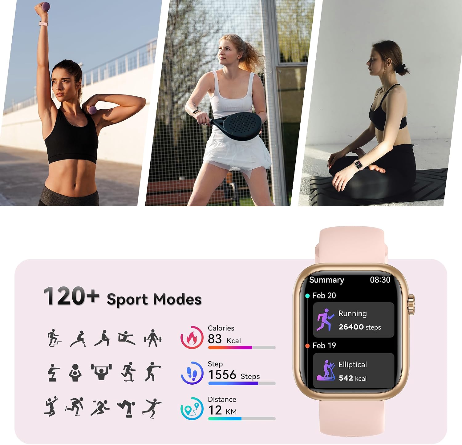 Smart Watch for Men Women(Answer/Make Call)
