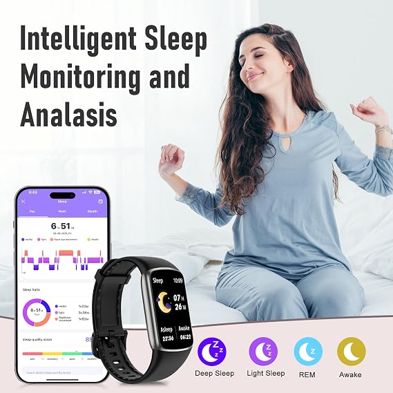 Fitness Tracker with 24/7 Heart Rate