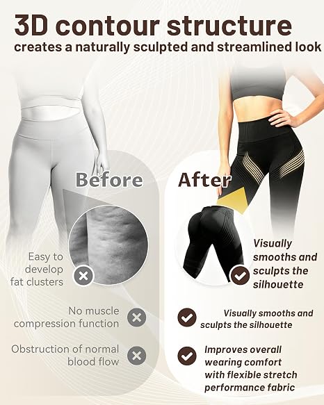 3D Compression Leggings for Women