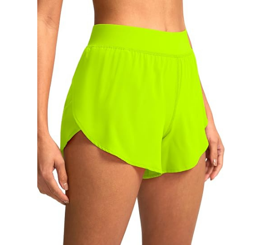 High Waisted Athletic Running Shorts for Women