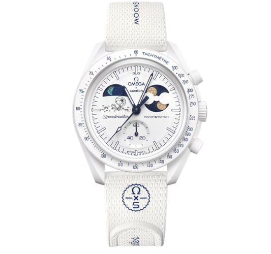 Swatch x Omega Bioceramic Mission To Earthphase Moonshine Gold "Cold Moon"