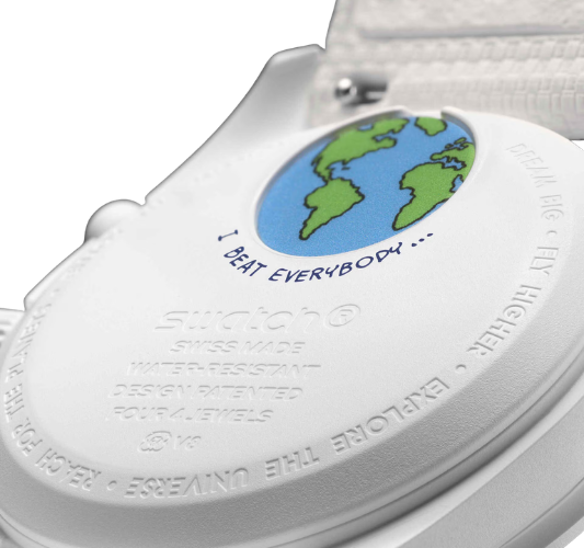 Swatch x Omega Bioceramic Mission To Earthphase Moonshine Gold "Cold Moon"