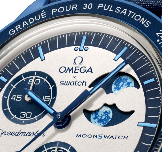 Swatch x Omega Bioceramic Moonswatch Mission to the Super Blue Moonphase