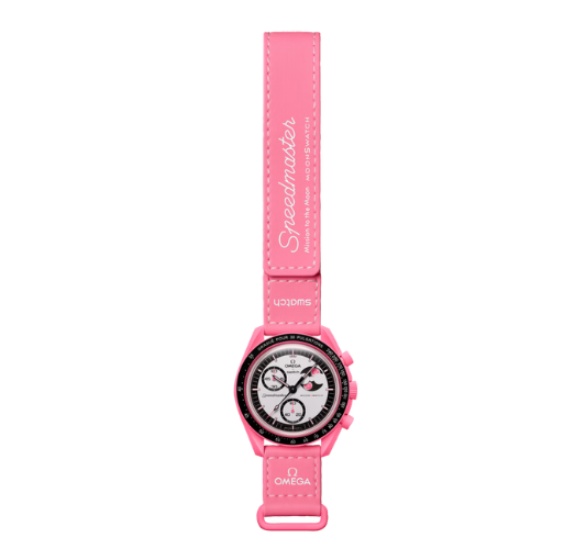 Swatch x Omega Bioceramic Moonswatch Mission to the Pink Moon