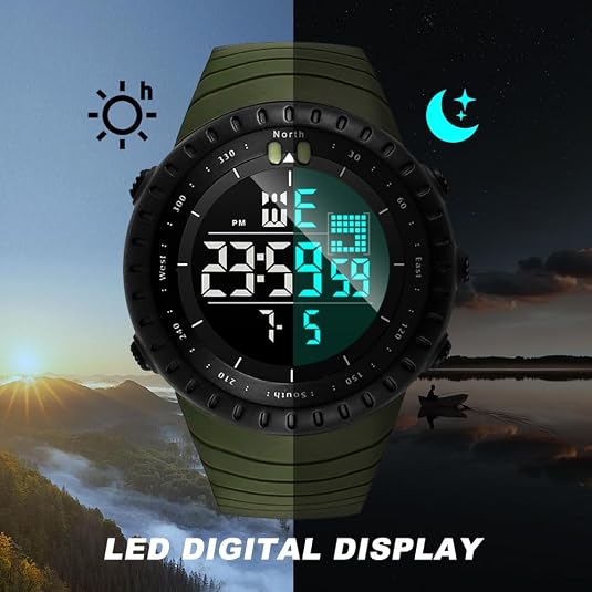 Men's Watches Sports Outdoor Waterproof